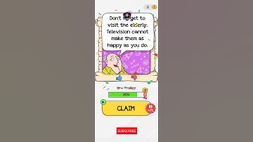 Braindom Level 264 Make the elders happy.