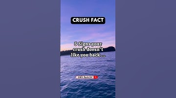 5 Signs your crush doesn