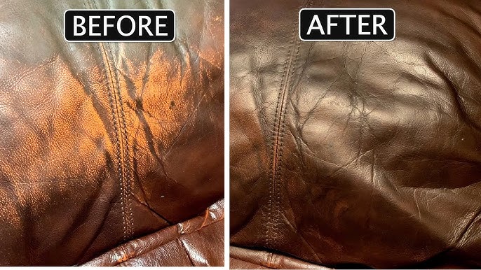 Leather Recoloring Balm - Mink Oil - Leather Filler, Dark Brown Leather  Repair Kit for Restoration Furniture, Couches, Sofa, Leather Restore Kit  for Leather Worn Out, Color Fading, Scratches