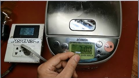 Sửa nồi cơm Zojirushi lỗi không lên nguồn.may mắn quá!