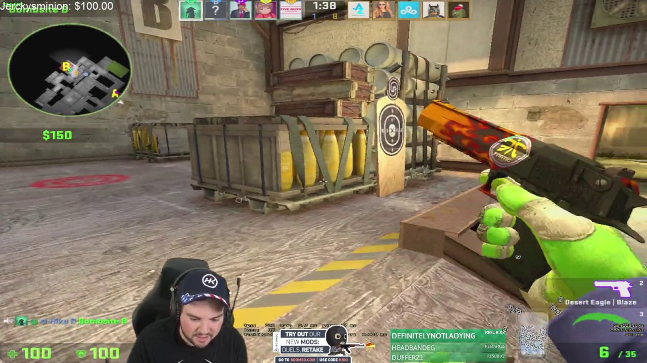 gaming logo CS:GO Hiko Plays ESEA pug 20170627 Stream