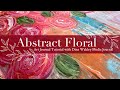 Abstract floral art journal tutorial with dina wakley media journal