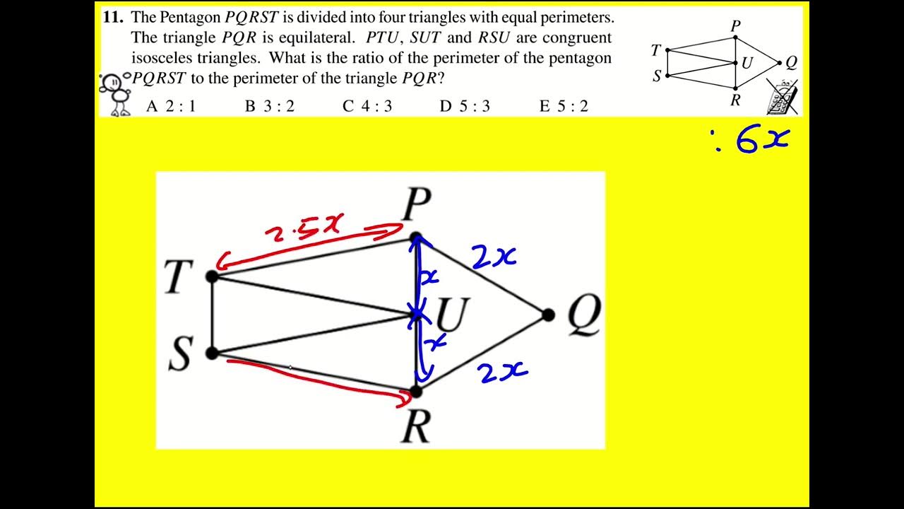 PK 2023 q11 (Maths UKMT Pink Kangaroo) YouTube