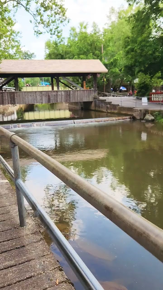 Covered bridge at Knoebels Amusement Resort YouTube