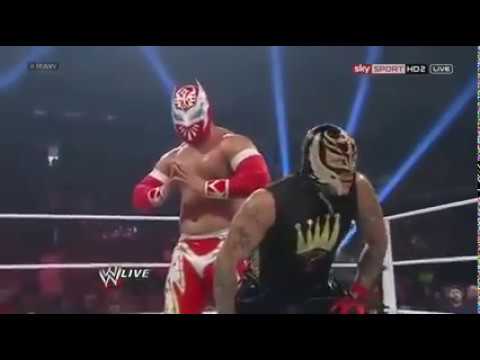 Sin Cara and Rey Mysterio vs  Cody Rhodes and Tensai   WWE Raw  September 2020