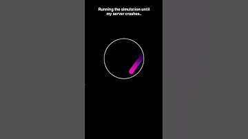 Ball bouncing simulation #adhd #music #code #space #python #physics #simulations #memes #science
