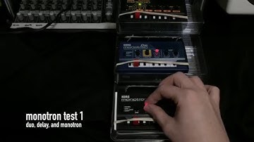 Monotron Test (Drone Experiment with Duo and Delay)