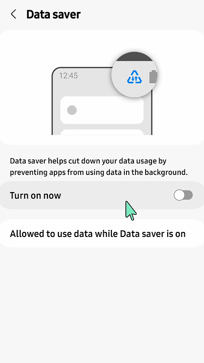 How To Turn On Data Saver on Your Android Phone #androidsettings #androidphone #datasaver