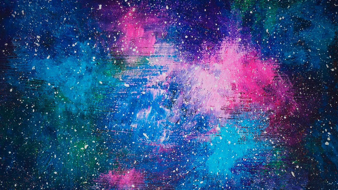 Acrylic Speed Painting Galaxy V Youtube