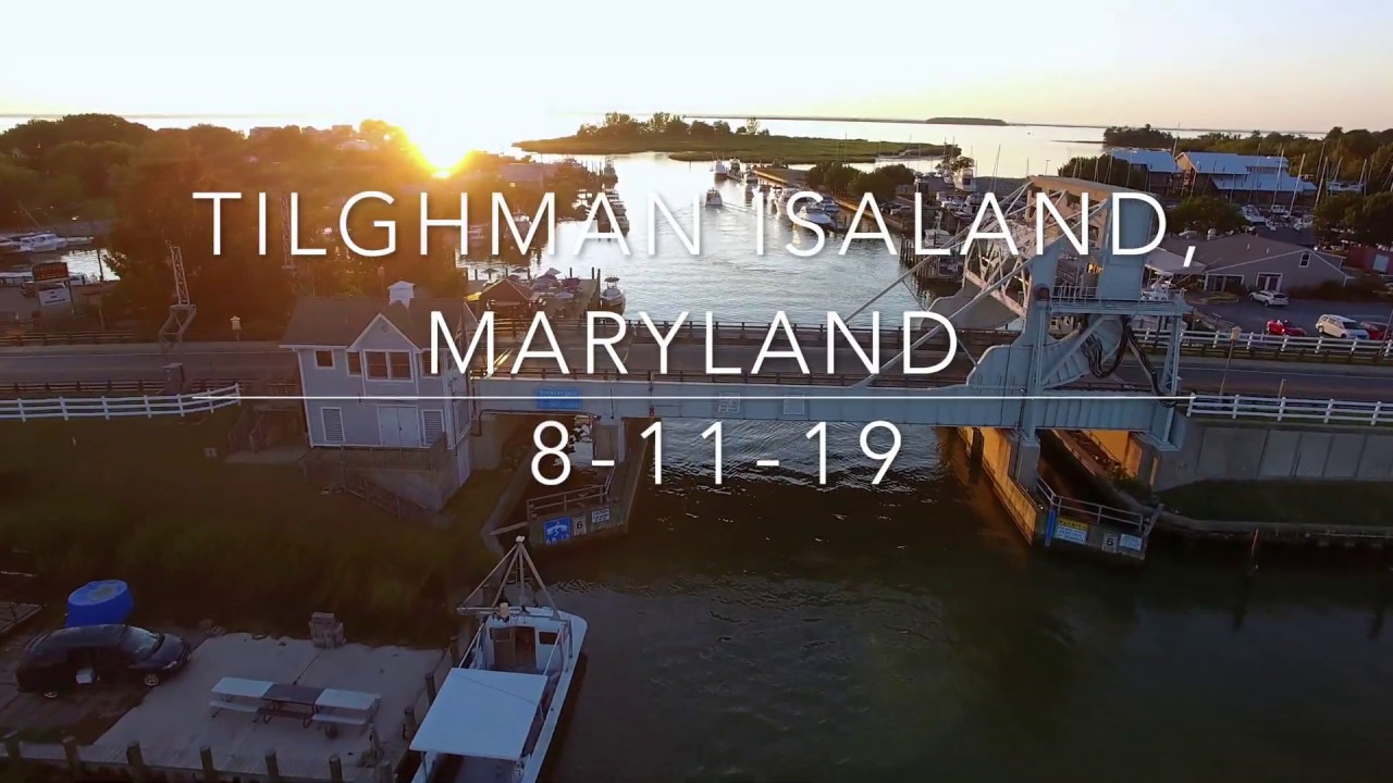 Tilghman Island, Maryland SKY VIEW DRONE FOOTAGE YouTube