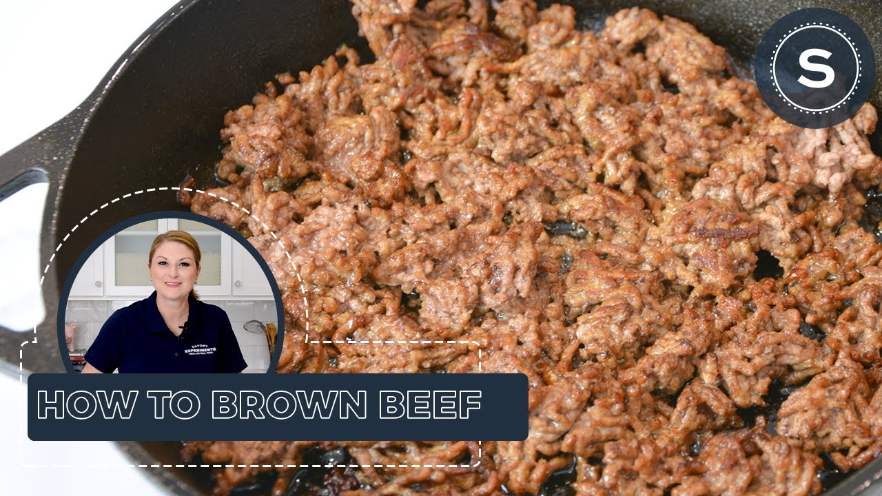 How To Cook & Brown Ground Beef {Hamburger Meat} - FeelGoodFoodie