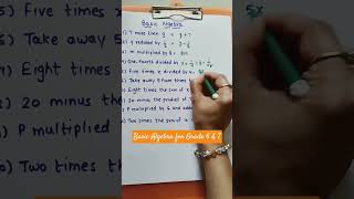 Basic Algebra for Grade 6 & 7# Easy Maths tricks