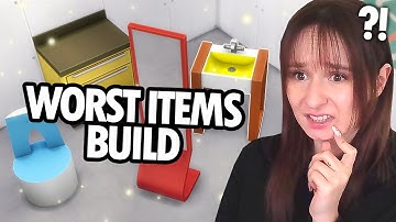 Building a house using only items i HATE in The Sims 4