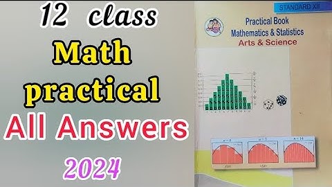 12 Math Practical Solution All Answers  Arts&Science HscPractical book 2024#MathPracticalBookAnswers