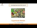 Superfoods market  kbv research