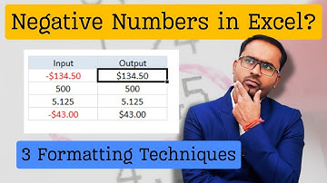 How to Show Negative Values in Excel: 3 Formatting Techniques