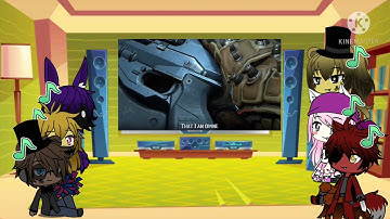 Fnaf 1 plus Toy Foxy react to "Outdeviled" song | part 5 (final?)