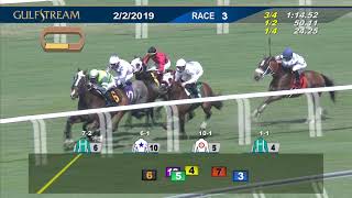 Gulfstream Park February 2, 2019 Race 3