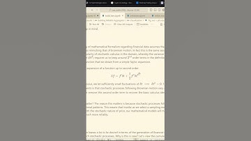 Why is Stochastic Calculus Used in Quantitative Finance? #trading #crypto #quantitativetrading