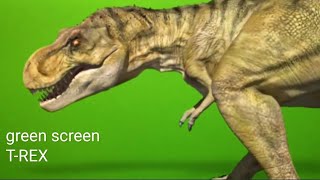 Green screen t-rex HD