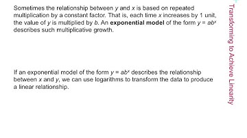 Chapter 9 (Video 3): Re-Expressing Data: Get it Straight!