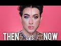 COMPARING MY MAKEUP THEN VS. MY MAKEUP NOW! Which side is better?
