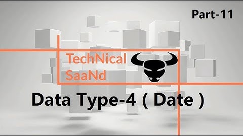 Data type-4 ( Date data type ) Excel VBA Part-11 (full hindi tutorial)
