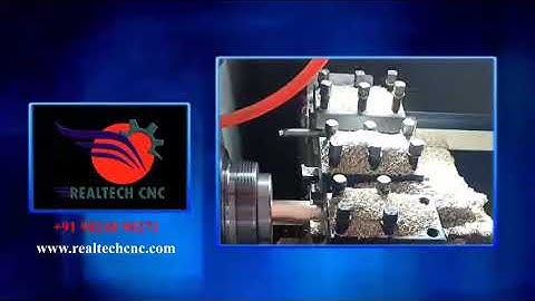 Holo Pipe Bar Feeder At RealTech CNC Machine VD-106
