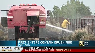 Firefighters responded to large fire in Twin Falls