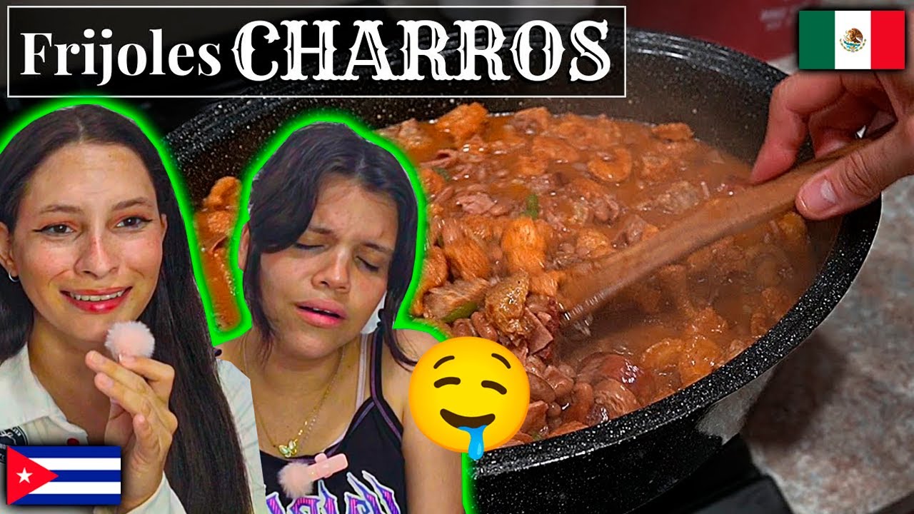 🇨🇺CUBANAS REACCIONAN a COMO PREPARAS FRIJOLES CHARROS🇲🇽