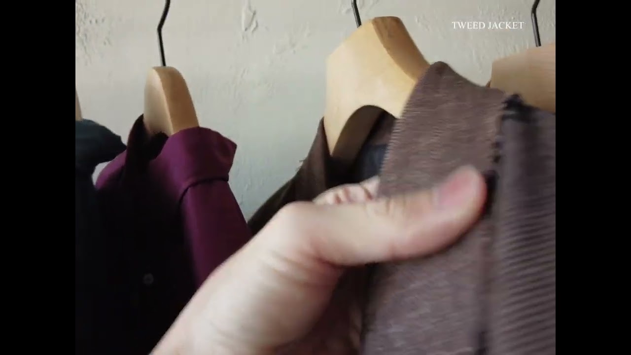 CURRENTAGE】TWEED JACKET BROWN - THIRTY' THIRTY' STORE