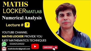 Bisection Method Matlab Programming | Numerical Analysis | Maths Locker