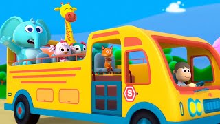 Las Ruedas del Autobús 🚌 Canciones Infantiles para Viajar en Auto 🚌 Canciones del Zoo by Canciones del Zoo 261,794 views 2 months ago 40 minutes