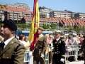 Desfile del ejército en el parque de Las Llamas