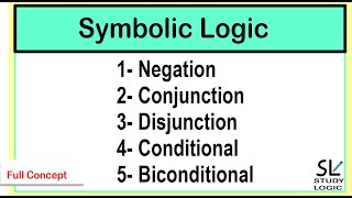 Symbolic Logic  Study Logic