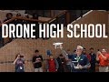 Flying a drone inside a High School - KEN HERON (John Horn High)