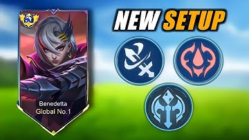 BENEDETTA NEW UPDATE: HYBRID LIFESTEAL PLUS HIGH SPELL VAMP IS BACK! NEW EMBLEM AND BUILD SETUP