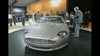 Aston Martin DB9 Introduction at 2003 Frankfurt Auto Show