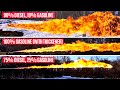 X15 flamethrower napalm mix comparison test