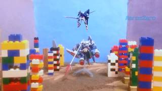Gundam Seed Destiny: The Encounter of Perfect Strike and Impulse (stop-motion)