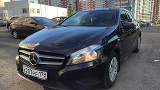 Mercedes A180 W176 замена лампы дальнего света.