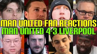 MAN UNITED FANS REACTION TO MAN UNITED 4-3 LIVERPOOL | FANS CHANNEL