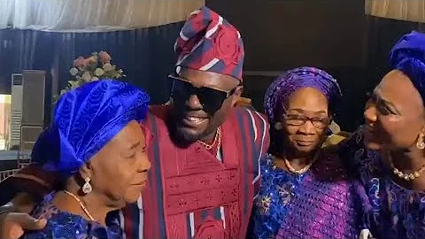 SO BEAUTIFUL WATCH 109 GRANDMOTHER OF KUNLE AFOD & HIS MOTHER AS THEY STEP OUT IN STYLE 4 50TH B-DAY