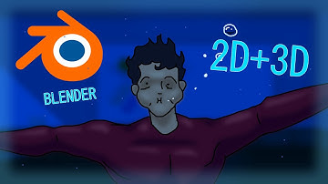 3D-2D Hybrid Animation in Blender! (Insane Results!)