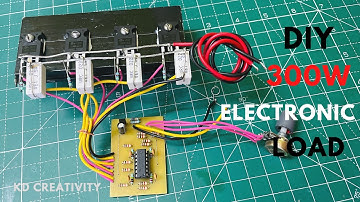 DIY 300W ELECTRONIC LOAD WITH LM324