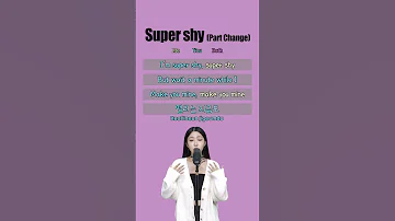 NewJeans (뉴진스) - Super Shy (Part Change) | Singing Duet Challenge 🎤 | Sing with me #shorts