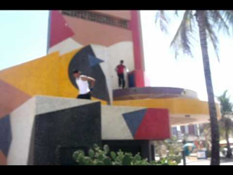 laser street parkour treino 2011