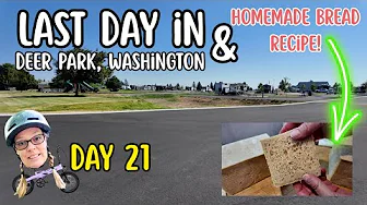 DAY 21 Ebike for Charity DAILY RV LIVING VLOG ♥ St. Jude Fundraiser! Plus Homemade no knead bread!!