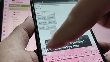 Phần mềm điều khiển xe qua Wifi