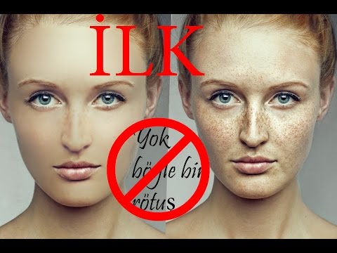 Yüzü Photoshopta rötuşla Yüzü Photoshopta rötuşla